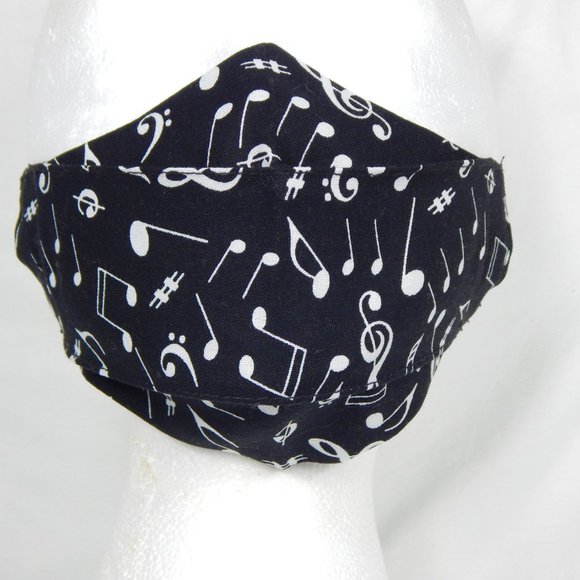 Cool Handmade Face mask For Kids 10-16 Yo Music - Picture 4 of 6